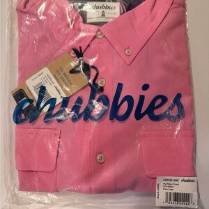 Chubbies Pink UPF XL shirt NWT